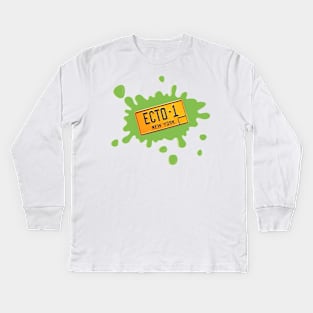 Ecto 1 Plate 2 Kids Long Sleeve T-Shirt